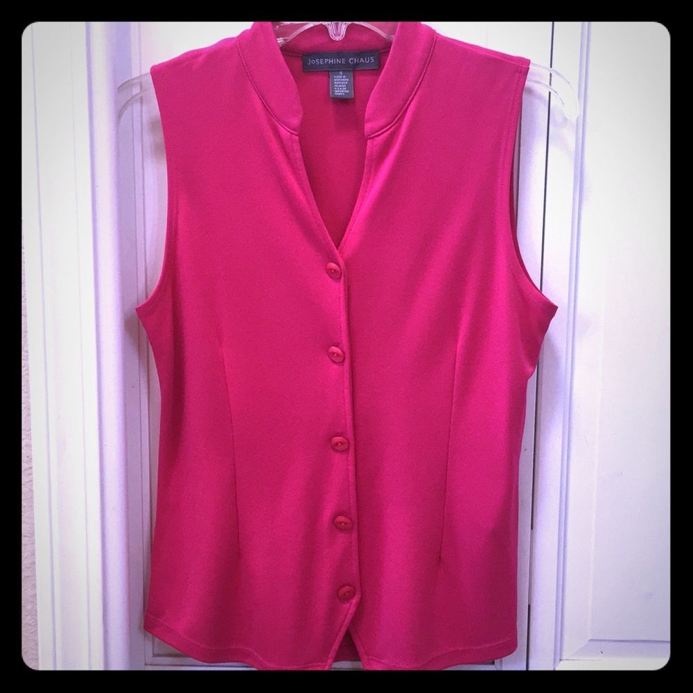 Josephine Chaus sleeveless blouse size S